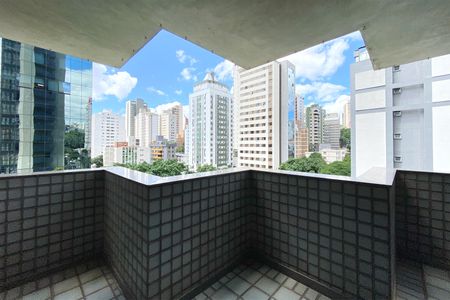 Varanda da Sala de apartamento para alugar com 1 quarto, 49m² em Savassi, Belo Horizonte