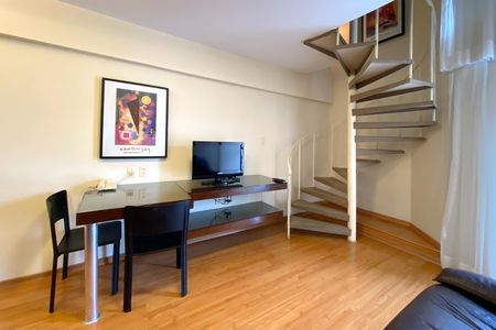 Sala de apartamento para alugar com 1 quarto, 49m² em Savassi, Belo Horizonte