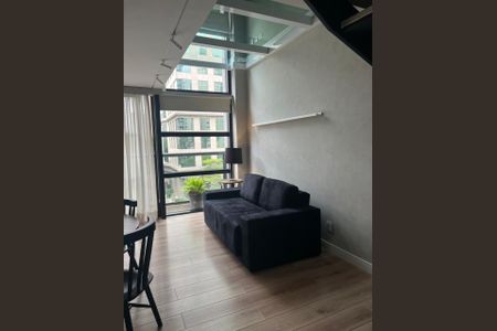 Sala de apartamento para alugar com 1 quarto, 50m² em Vila Nova Conceição, São Paulo