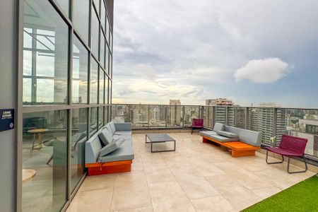 Apartamento para alugar com 30m², 1 quarto e 1 vagaLounge - Rooftop