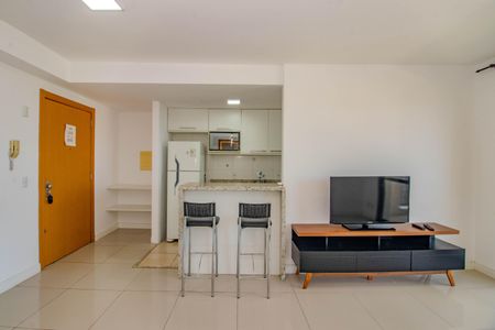Sala de apartamento para alugar com 1 quarto, 56m² em Petrópolis, Porto Alegre