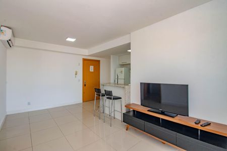 Sala de apartamento para alugar com 1 quarto, 56m² em Petrópolis, Porto Alegre