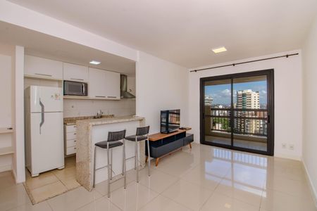 Sala de apartamento para alugar com 1 quarto, 56m² em Petrópolis, Porto Alegre