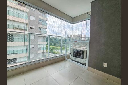 Sacada da Sala de apartamento para alugar com 2 quartos, 63m² em Jardim Caravelas, São Paulo