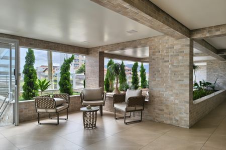 Apartamento para alugar com 102m², 3 quartos e 2 vagasHall social