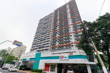 Studio para alugar com 34m², 1 quarto e sem vaga Studio para alugar com 34m², 1 quarto e sem vagaFachada