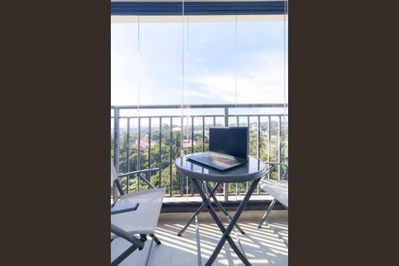 Varanda de kitnet/studio para alugar com 1 quarto, 34m² em Santo Amaro, São Paulo