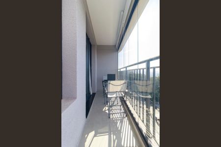 Varanda de kitnet/studio para alugar com 1 quarto, 34m² em Santo Amaro, São Paulo