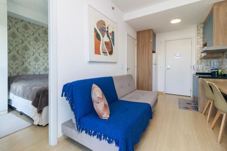 Studio para alugar com 34m², 1 quarto e sem vaga Studio para alugar com 34m², 1 quarto e sem vagaSala/Cozinha
