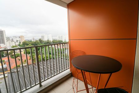 Studio para alugar com 32m², 1 quarto e sem vagaVaranda