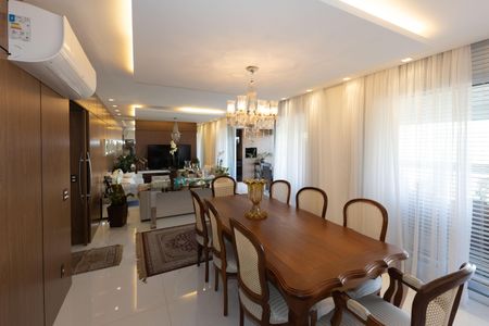 Sala de Jantar de apartamento à venda com 4 quartos, 194m² em Vila da Serra, Nova Lima