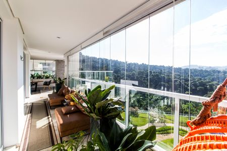 Varanda de apartamento à venda com 3 quartos, 284m² em Tamboré, Santana de Parnaíba