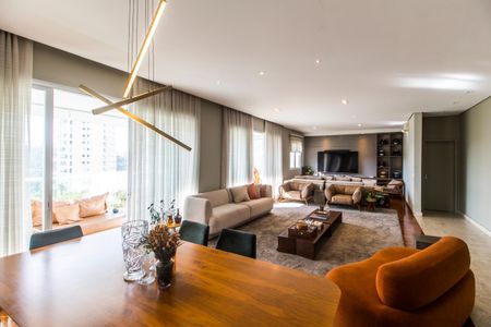 Sala  de apartamento à venda com 3 quartos, 284m² em Tamboré, Santana de Parnaíba