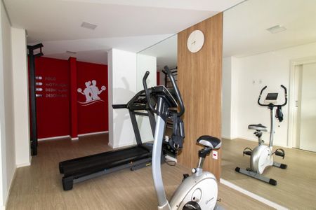 Apartamento para alugar com 42m², 1 quarto e 1 vaga Apartamento para alugar com 42m², 1 quarto e 1 vagaÁrea comum - Academia