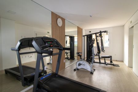 Apartamento para alugar com 42m², 1 quarto e 1 vaga Apartamento para alugar com 42m², 1 quarto e 1 vagaÁrea comum - Academia
