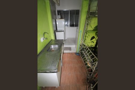 Cozinha de casa para alugar com 1 quarto, 23m² em Bosque dos Eucaliptos, São José dos Campos