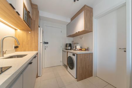 Apartamento para alugar com 28m², 1 quarto e sem vagaSala - Cozinha Integrada