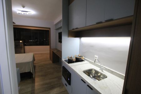 Studio à venda com 28m², 1 quarto e sem vagaCozinha
