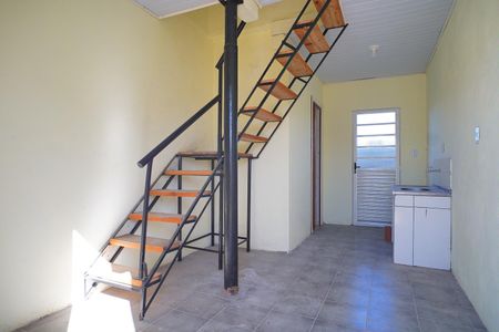 Sala_cozinha  de apartamento para alugar com 2 quartos, 38m² em Santa Rosa de Lima, Porto Alegre