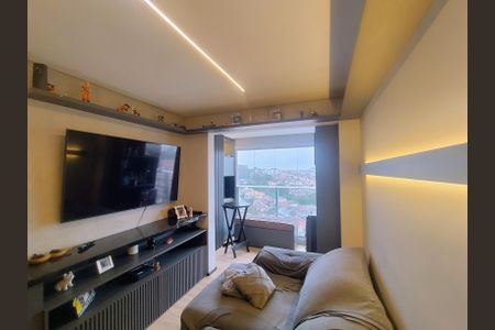 Sala  de apartamento à venda com 2 quartos, 57m² em Jardim Valdibia, São Bernardo do Campo
