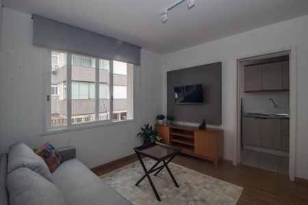 Sala de apartamento para alugar com 1 quarto, 38m² em Jardim Botânico, Porto Alegre
