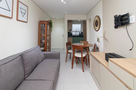 Sala de apartamento à venda com 1 quarto, 43m² em Cristal, Porto Alegre