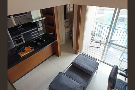 Apartamento à venda com 68m², 1 quarto e 2 vagasVista do mesanino