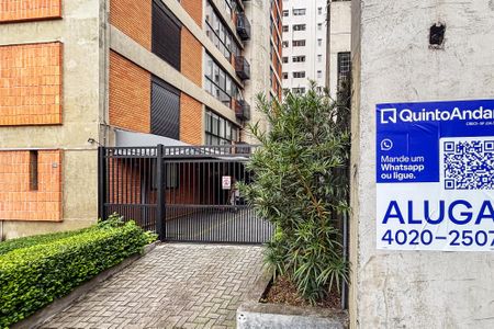Apartamento para alugar com 40m², 1 quarto e 1 vagafachada do predio