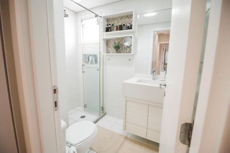 Apartamento à venda com 108m², 3 quartos e 2 vagasBanheiro da Suíte