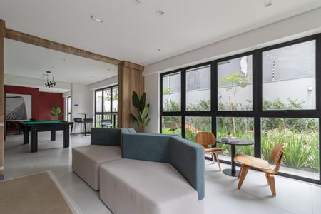 Apartamento à venda com 34m², 1 quarto e sem vaga Apartamento à venda com 34m², 1 quarto e sem vagaÁrea comum - Salão de jogos