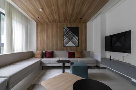Apartamento à venda com 34m², 1 quarto e sem vaga Apartamento à venda com 34m², 1 quarto e sem vagaÁrea comum - TV Lounge