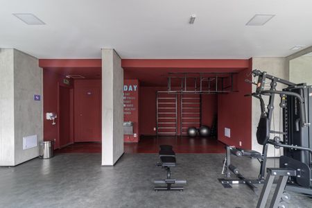 Apartamento à venda com 34m², 1 quarto e sem vaga Apartamento à venda com 34m², 1 quarto e sem vagaÁrea comum - Academia