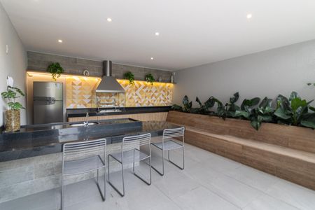 Apartamento à venda com 34m², 1 quarto e sem vaga Apartamento à venda com 34m², 1 quarto e sem vagaÁrea comum - Churrasqueira