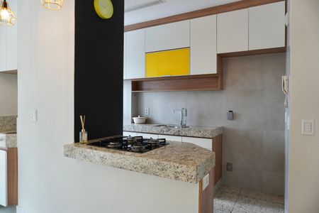 Cozinha e Área de Serviço de apartamento para alugar com 3 quartos, 72m² em Santa Tereza, Belo Horizonte