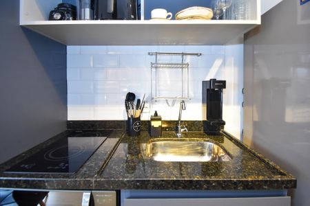 Studio à venda com 25m², 1 quarto e sem vagacozinha