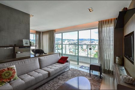 Sala Ambientes de apartamento à venda com 4 quartos, 119m² em Sagrada Família, Belo Horizonte