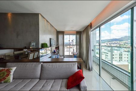 Sala Ambientes de apartamento à venda com 4 quartos, 119m² em Sagrada Família, Belo Horizonte