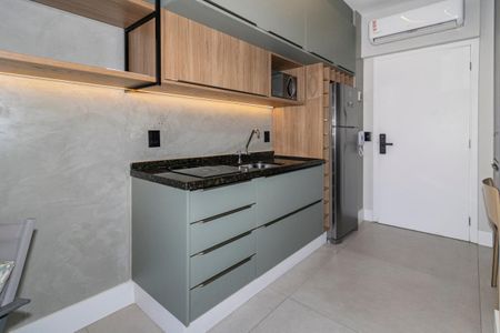 Studio para alugar com 24m², 1 quarto e sem vaga Studio para alugar com 24m², 1 quarto e sem vagaCozinha