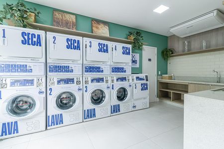 Studio para alugar com 24m², 1 quarto e sem vaga Studio para alugar com 24m², 1 quarto e sem vagaÁrea comum - Lavanderia
