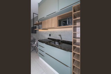 Studio para alugar com 24m², 1 quarto e sem vaga Studio para alugar com 24m², 1 quarto e sem vagaCozinha