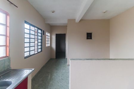 Sala/Cozinha de casa para alugar com 1 quarto, 48m² em Jardim Santos Dumont, Mogi das Cruzes