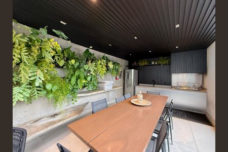 Studio para alugar com 33m², 1 quarto e sem vagaChurrasqueira 