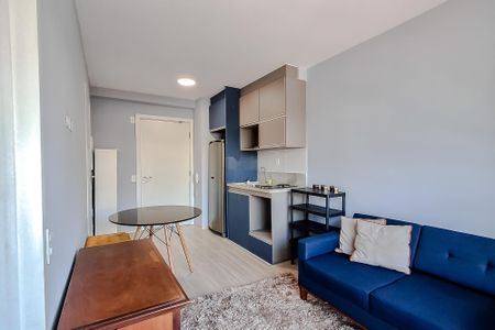 Studio para alugar com 33m², 1 quarto e sem vaga Studio para alugar com 33m², 1 quarto e sem vagaSala