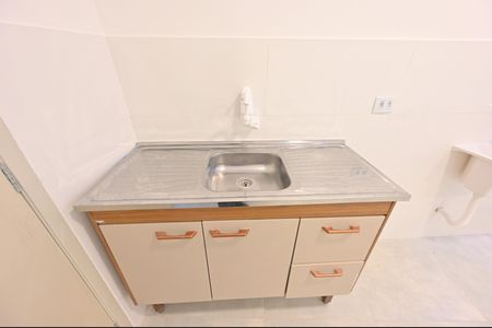 Cozinha/Lavanderia de kitnet/studio para alugar com 1 quarto, 16m² em Vila do Encontro, São Paulo