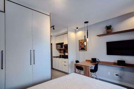 Studio para alugar com 28m², 1 quarto e sem vaga