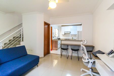 Casa de condomínio à venda com 78m², 3 quartos e 2 vagasSala