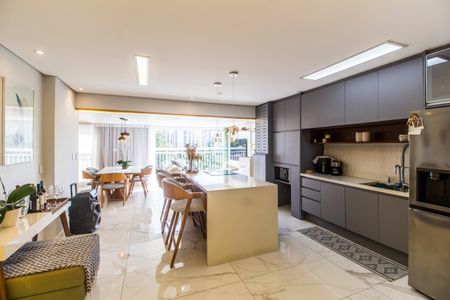 Sala  de apartamento à venda com 2 quartos, 100m² em Centro, Barueri