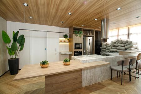 Studio para alugar com 25m², 1 quarto e sem vagaÁrea Comum - Salão de Festas