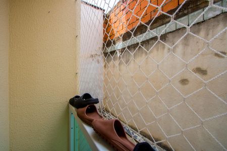 Apartamento à venda com 75m², 3 quartos e 2 vagasVaranda do quarto 1