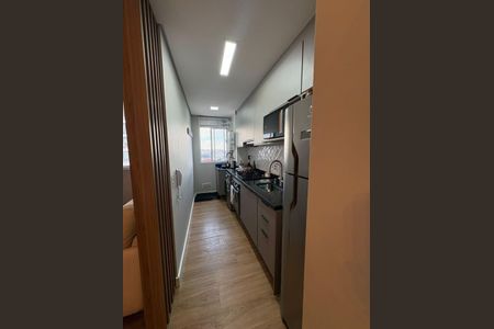 Cozinha de apartamento à venda com 2 quartos, 42m² em Jardim Monte Alegre, Taboão da Serra